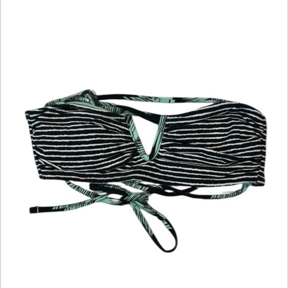 Xhilaration striped bikini tube swim top size XS new